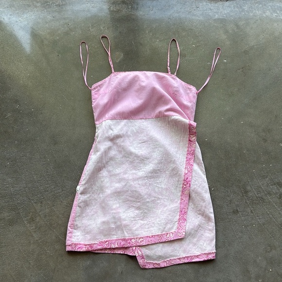 Zara Pink Floral Summer Dress - Picture 10 of 10